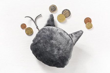 3D Cat coin bag model 3