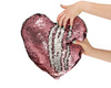 Sequin pillow HEART