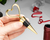 Golden heart wine stopper