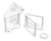 Display floating frames 3 pcs  - WHITE