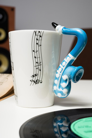 Music mug - SAXOPHONE