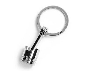 Moto piston keychain