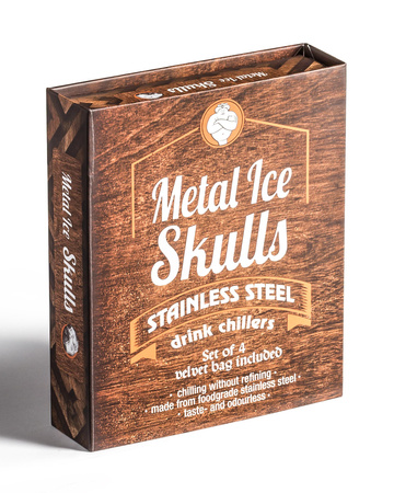 Metal skull drink chillers