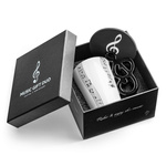 Zestaw muzyka duo - Kubek KLUCZ WIOLINOWY + podkładka