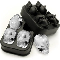 Ice / chocolate tray SKULLS 4 pcs