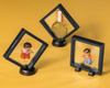 Display floating frames 3 pcs  - BLACK