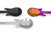 Guitar metal tea spoons COLORFUL 3 pcs