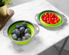 Silicone foldable strainer 2 pcs