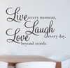 Deco wall sticker LIVE LAUGHT LOVE
