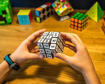 Kostka sudoku SPEED CUBE - BIAŁA