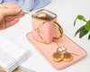 BAG mug ceramic set with spoon & saucer - PINK