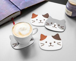 CATS coasters 4 pcs set