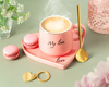 Women gift set - cup, saucer & spoon