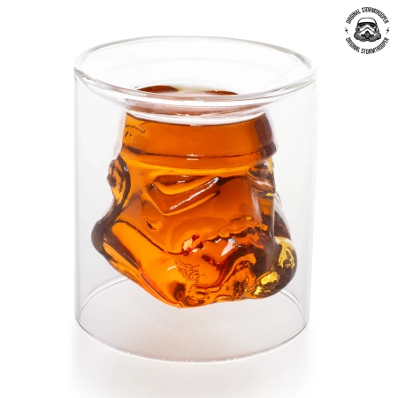 Stormtrooper 3D Inverted Whiskey Glass - 150 ml
