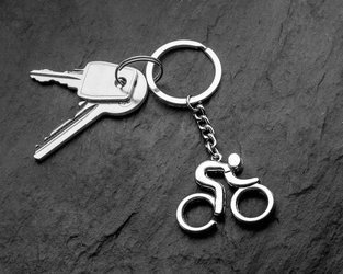 Sport keychain - cycling