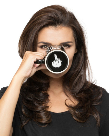 Have a Nice Day Middle Finger Mug - BLACK