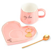 Women gift set - cup, saucer & spoon
