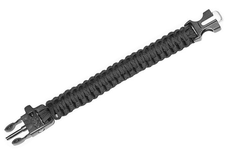 Survival bracelet 3in1 BLACK