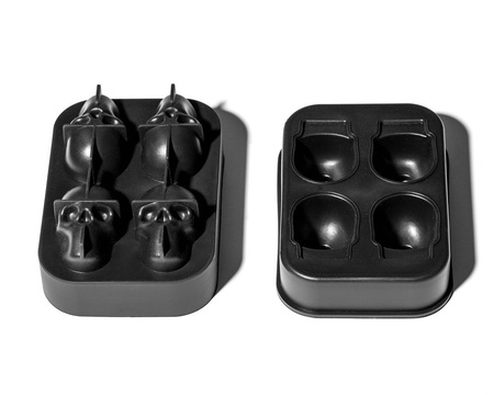 Ice / chocolate tray SKULLS 4 pcs 