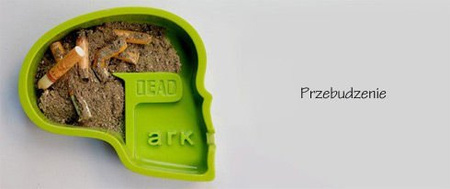 Dead park ashtray - green