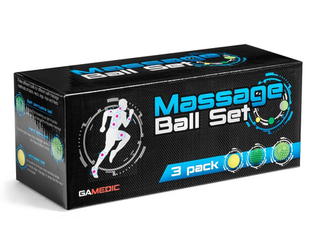 Massage ball set - 3 pcs 