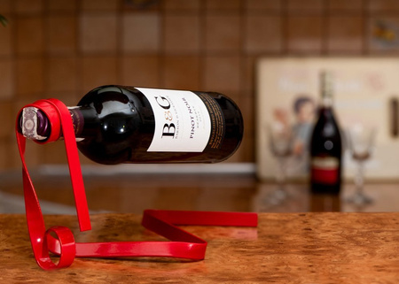 RIBBON bottle holder - RED