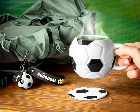 Football set - mug, coaster and keychain