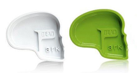 Dead park ashtray - green