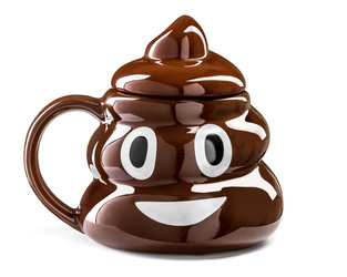 Poop emoji mug