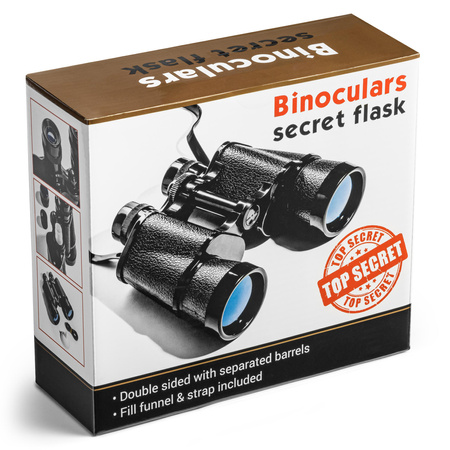 Binoculars secret flask