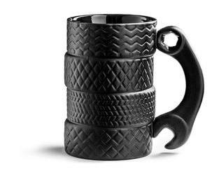 TYRES ceramic mug WRENCH HANDLE