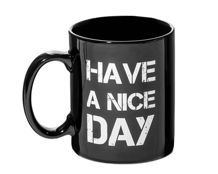 Have a Nice Day Middle Finger Mug - BLACK