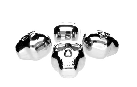 Metal skull drink chillers
