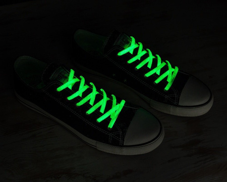 Glow in the dark shoelance - white