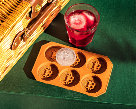 Ice & chocolate mould BITCOIN