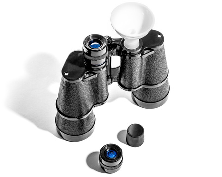 Binoculars secret flask