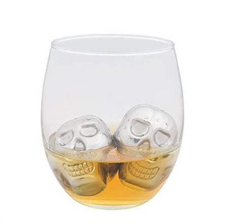 Metal skull drink chillers
