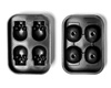 Ice / chocolate tray SKULLS 4 pcs 