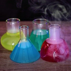 Chemistry shot glasses (100% glass)