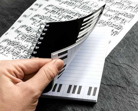 Music notebook - I LOVE MUSIC