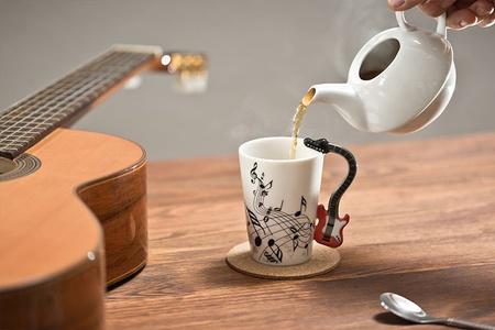 Music mug - RED GUITAR