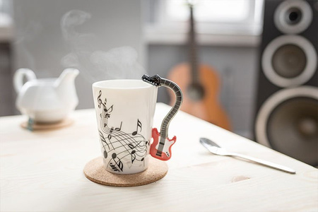 Music mug - RED GUITAR