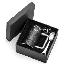 Men gift set - tyre mug, wrench spoon & wheel keychain