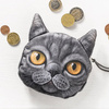 3D Cat coin bag model 4