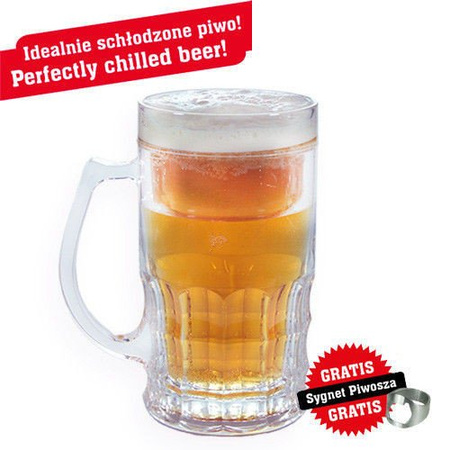 Ice beer mug CHILLER 400 ml - classic