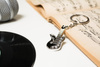 Music key ring - guitar