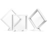 Display floating frames 3 pcs  - WHITE