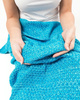 Mermaid tail blanket deluxe - SEA BLUE