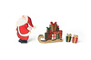 Figurine of Santa with sleighs