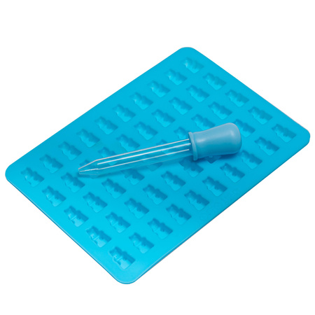 Gummy BEARS jelly, chocolate, ice mold